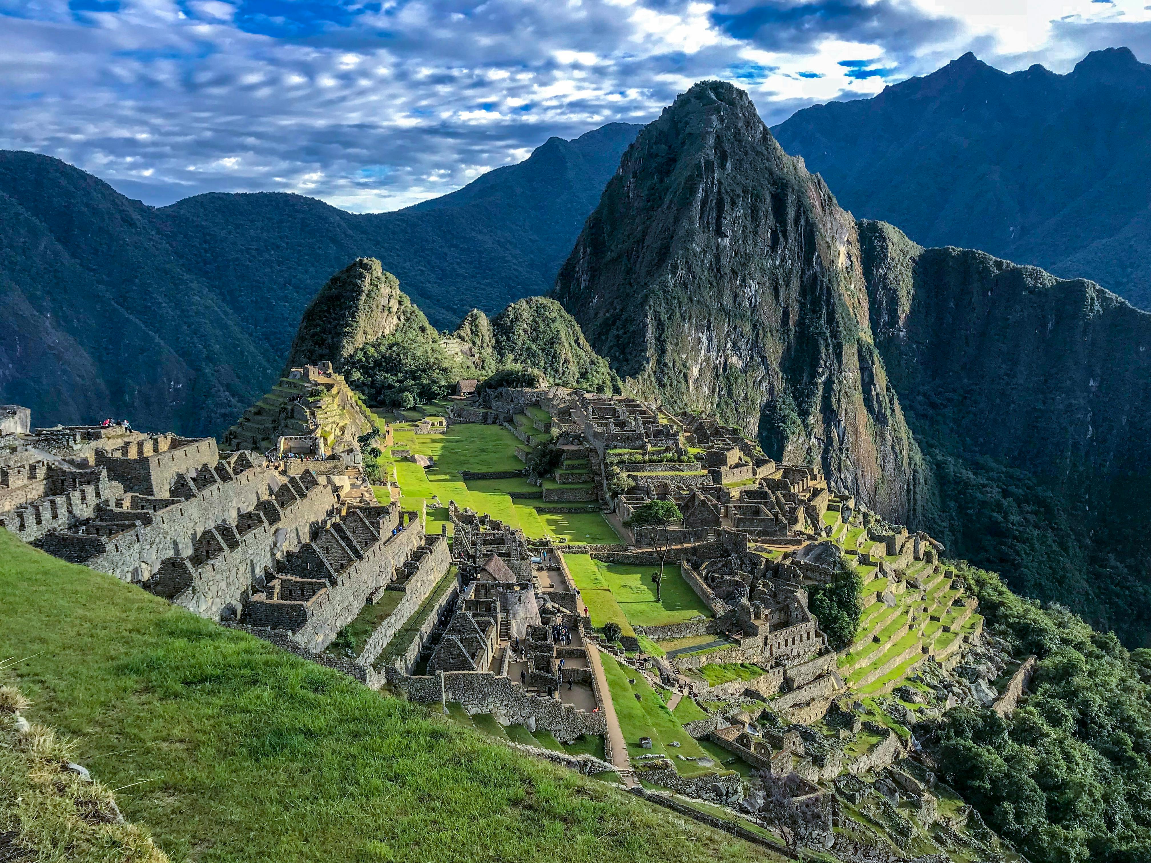 Panoramic view of Machu Picchu
